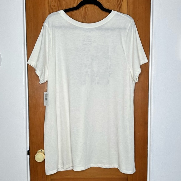 torrid everyday signature jersey knit life isn’t perfect short sleeve tshirt - Picture 4 of 6